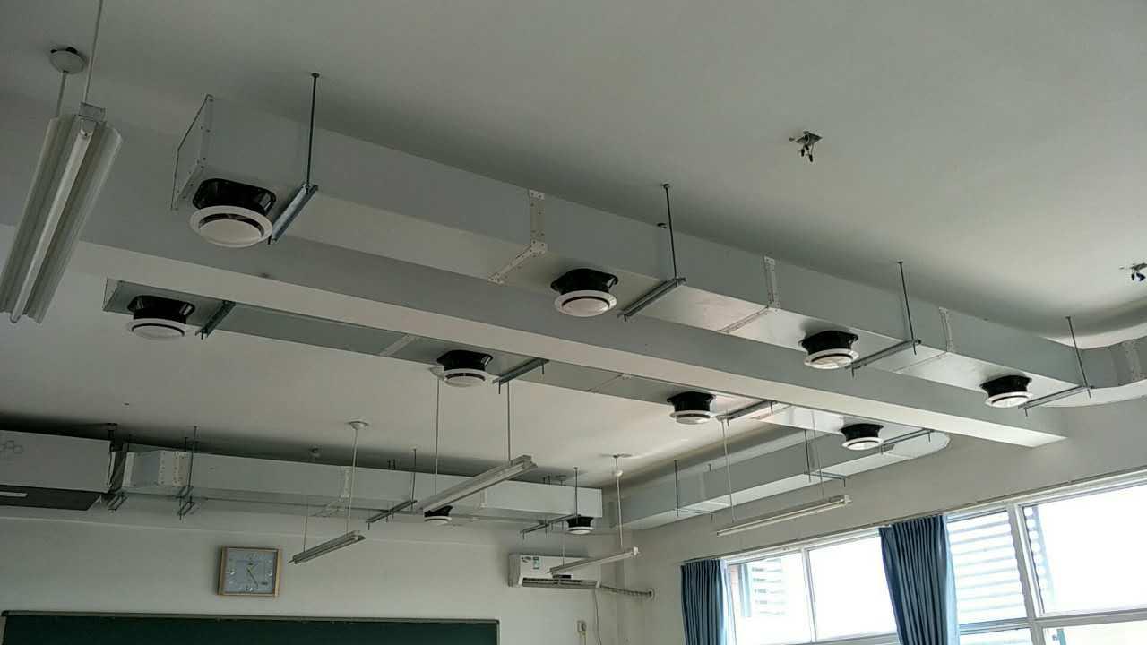 学校新风系统安装4
